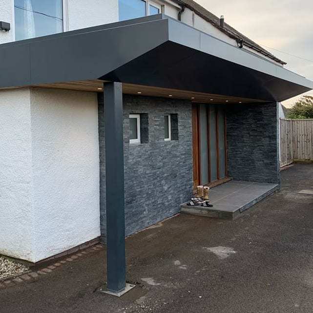 aluminium porch